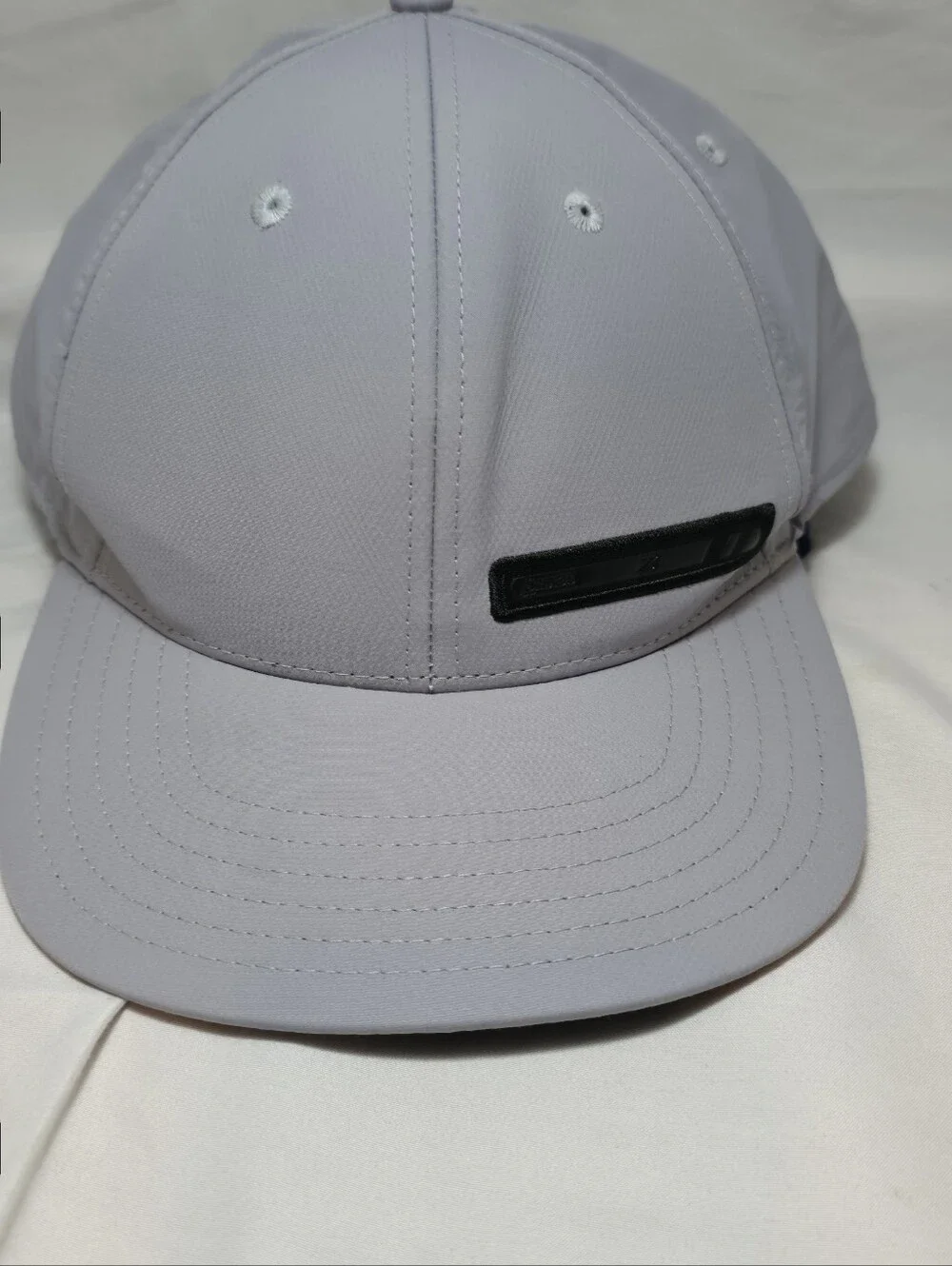 Men's Light Gray Srixon Polyester Snapback Golf Hat